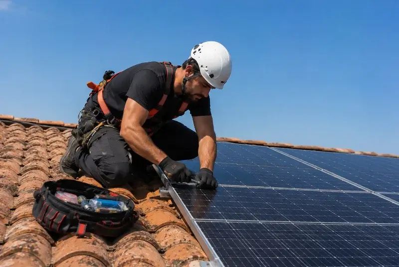 Maintenance et monitoring de panneaux solaires à Bezouce