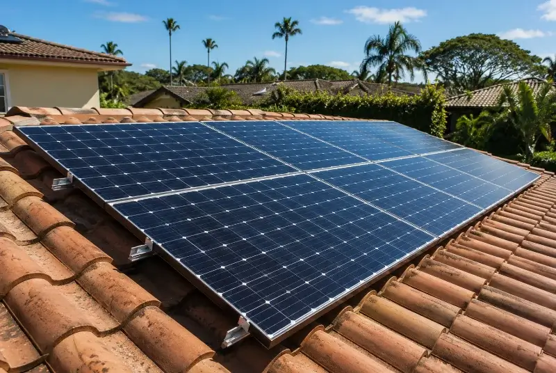 Installation de panneaux solaires à Bezouce
